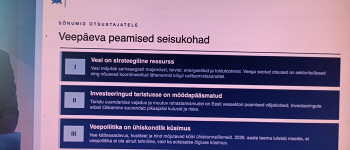 4 Veepäeva seisukohad